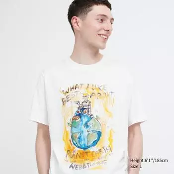UNIQLO МИР ДЛЯ ВСЕХ Графический Т (Короткий рукав/стандартная посадка) F. Риссо