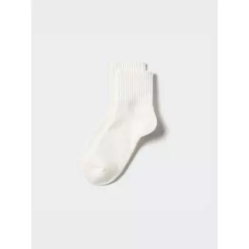 Uniqlo Мягкая папка для половинных носков 00 WHITE/MEN 2527