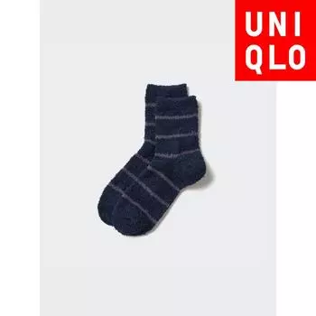 Uniqlo Мягкие пушистые полуноски Japan Heattech 03 GRAY/2527
