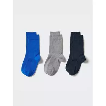 Uniqlo Носки 3р 65 BLUE/WOMEN 2325