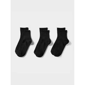 Uniqlo Носки 3р Crumellow 00 WHITE/WOMEN 2325