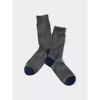 Uniqlo Носки Цвет Блок А 08 DARK GRAY/MEN 2527