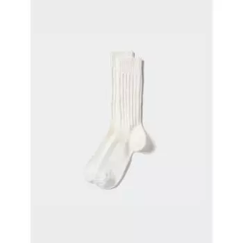 Uniqlo Носки толстые 01 OFF WHITE/MEN 2527