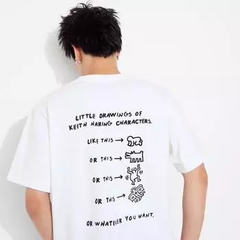 UNIQLO NY POP ART Archive Футболка с рисунком UT с коротким рукавом Кит Харинг