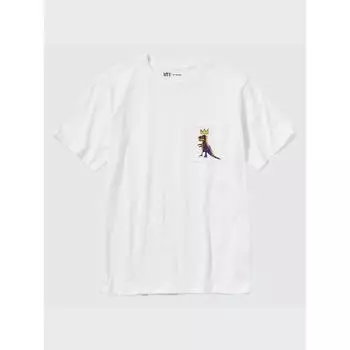 Uniqlo Ny Pop Art Archive UT Graphic T ShorT Sleeve BasquiaT 00 WHITE/MEN XS