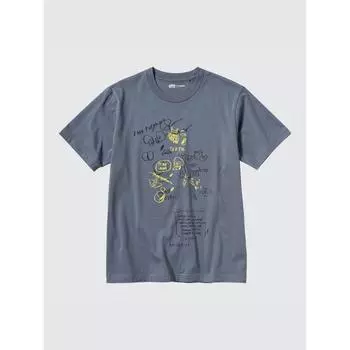Uniqlo Ny Pop Art Archive UT Graphic T ShorT Sleeve BasquiaT 07 GRAY/MEN S