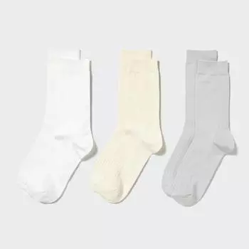 UNIQLO обычные носки 3P (широкая губа)