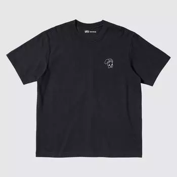 Uniqlo OSHI NO KO UT графика T короткий рукав E