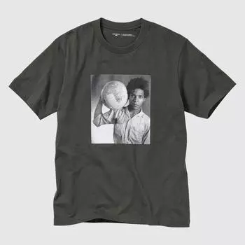 UNIQLO PEACE FOR ALL Графическая футболка с короткими рукавами, стандартный крой Баския