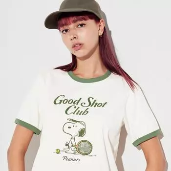UNIQLO PEANUTS UT графическая футболка с коротким рукавом E