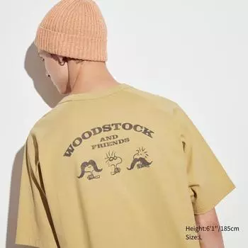 UNIQLO PEANUTS UT (графический Т, короткий рукав) D