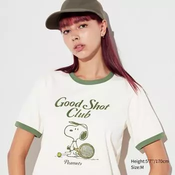 UNIQLO PEANUTS UT (графический Т, короткий рукав) И