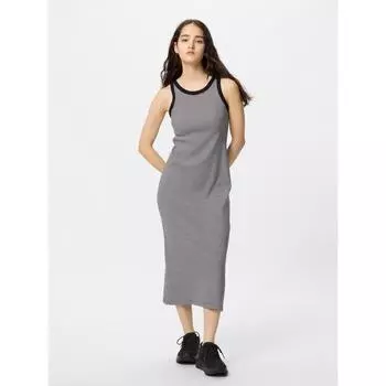 Uniqlo Платье-бра Lip Bra без рукавов в полоску 09 BLACK/WOMEN XS