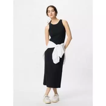 Uniqlo Платье-бра Lip Bra без рукавов 09 BLACK/WOMEN XS