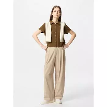 Uniqlo Широкие брюки Japan Ultra Stretch Active 09 BLACK/XS