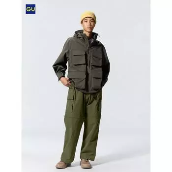 Uniqlo Широкие брюки-карго Gu Convertible 33 KHAKI/MEN S