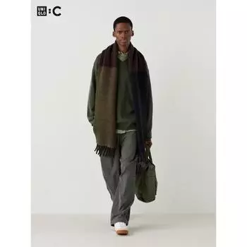 Широкие брюки-парашюты Uniqlo 09 BLACK/UNISEX XS