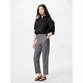 Uniqlo Smart Ankle Pants 2 Way Stretch Длина штанины 71 см Длинная длина 09 BLACK/WOMEN XS