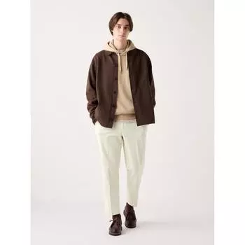 Uniqlo Smart Ankle Pants Corduroy Leg Length 64.5 To 70.5 Cm 01 OFF WHITE/MEN XS