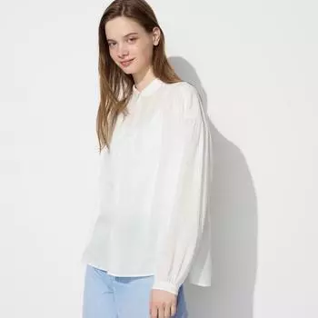 UNIQLO softron dog double blouse