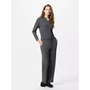 Uniqlo стираемые трикотажные дорожные брюки длина штанины 71 74 см длинная длина 07 GRAY/WOMEN XS