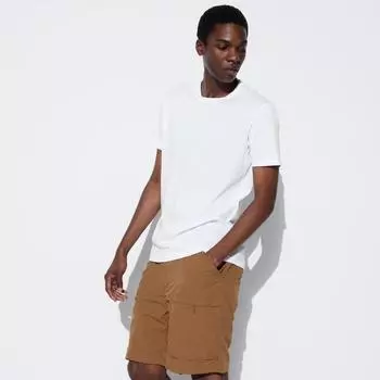 UNIQLO сухой цвет, футболка с круглым вырезом и короткими рукавами