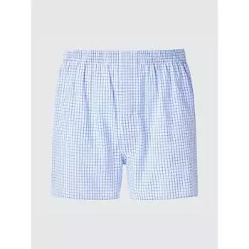 Uniqlo Trunks Check B 02 LIGHT GRAY/MEN S
