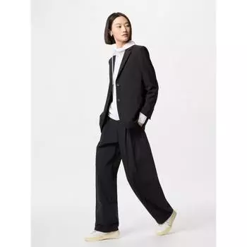 Uniqlo Ultra Stretch Active Широкие брюки Длина штанины 73,5 до 76,5 см Длинная длина 31 BEIGE/WOMEN XS