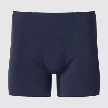 Uniqlo Япония Airism ультра бесшовные трусы-боксеры 69 NAVY/L