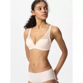 Uniqlo Япония Беспроводной сетчатый бюстгальтер 3D Hold 67 BLUE/AA 65/70