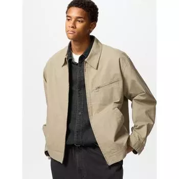 Uniqlo Япония блузон на молнии 08 DARK GRAY/XS
