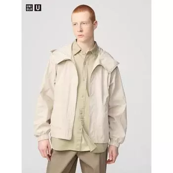 Uniqlo Япония блузон с капюшоном 05 GRAY/XS