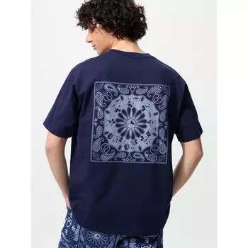 Uniqlo Япония Дисней В Синем Ut 68 BLUE/XS
