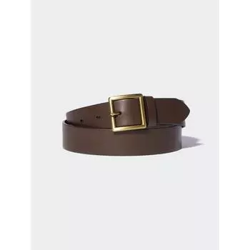 Uniqlo Япония итальянский кожаный ремень Garrison 09 BLACK/M