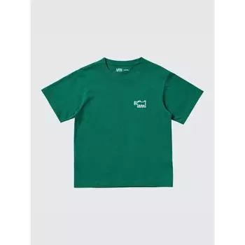 Uniqlo Япония Кит Харинг Ут 59 DARK GREEN/100
