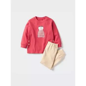 Uniqlo Япония Лиза Ларсон Пижама 13 RED/80