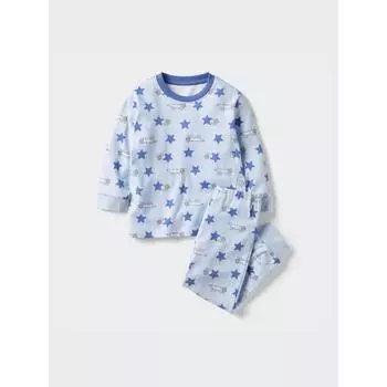 Uniqlo Япония Лиза Ларсон Пижама 60 LIGHT BLUE/80