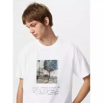 Uniqlo Япония Magnum Фото Ut 00 WHITE/XS