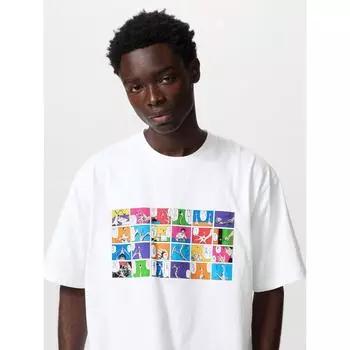 Uniqlo Япония Манга Курация Ut Паразиты Расслабьтесь 00 WHITE/L