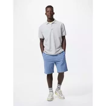 Uniqlo Япония Stretch Easy шорты Шамбре 63 BLUE/XS