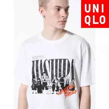 Uniqlo Япония Ut Архив Demon Slayer Ut 00 WHITE/XS