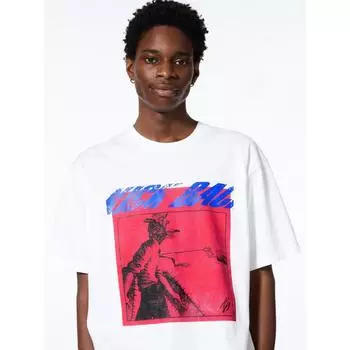 Uniqlo Япония Yonezu Kenshi Ut Kick Back Свободный крой 00 WHITE/S