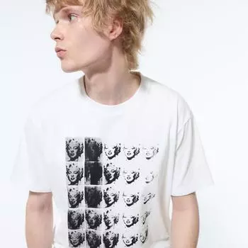 Uniqlo Япония Ut Архив Ut Энди Уорхол 00 WHITE/XS