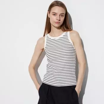 UNIQLO ЯПОНИЯ Бюстгальтер с американскими рукавами и майка 01 OFF WHITE/XXL