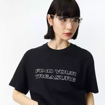 UNIQLO ЯПОНИЯ Find Your Treasure UT BOY оверсайз с короткими рукавами