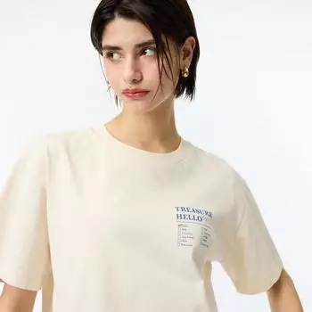 UNIQLO ЯПОНИЯ Найдите свое сокровище UT Hello, свободный крой с короткими рукавами
