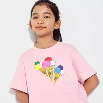 UNIQLO ЯПОНИЯ UT Архив UT Энди Уорхол с коротким рукавом 10 PINK/110