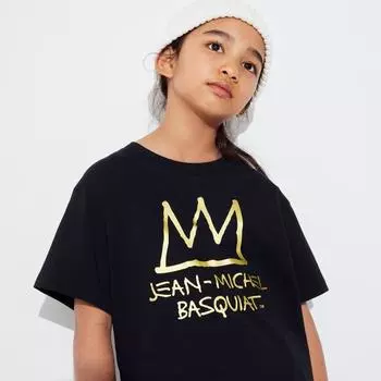 Uniqlo Япония Ut Архив Ut Жан Мишель Баския Короткий рукав 09 BLACK/100