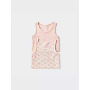 Uniqlo Япония Хлопковая сетчатая майка, 2 шт. 11 PINK/80