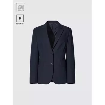 Uniqlo Японская куртка-стрейч на заказ, средний размер 06 GRAY/60